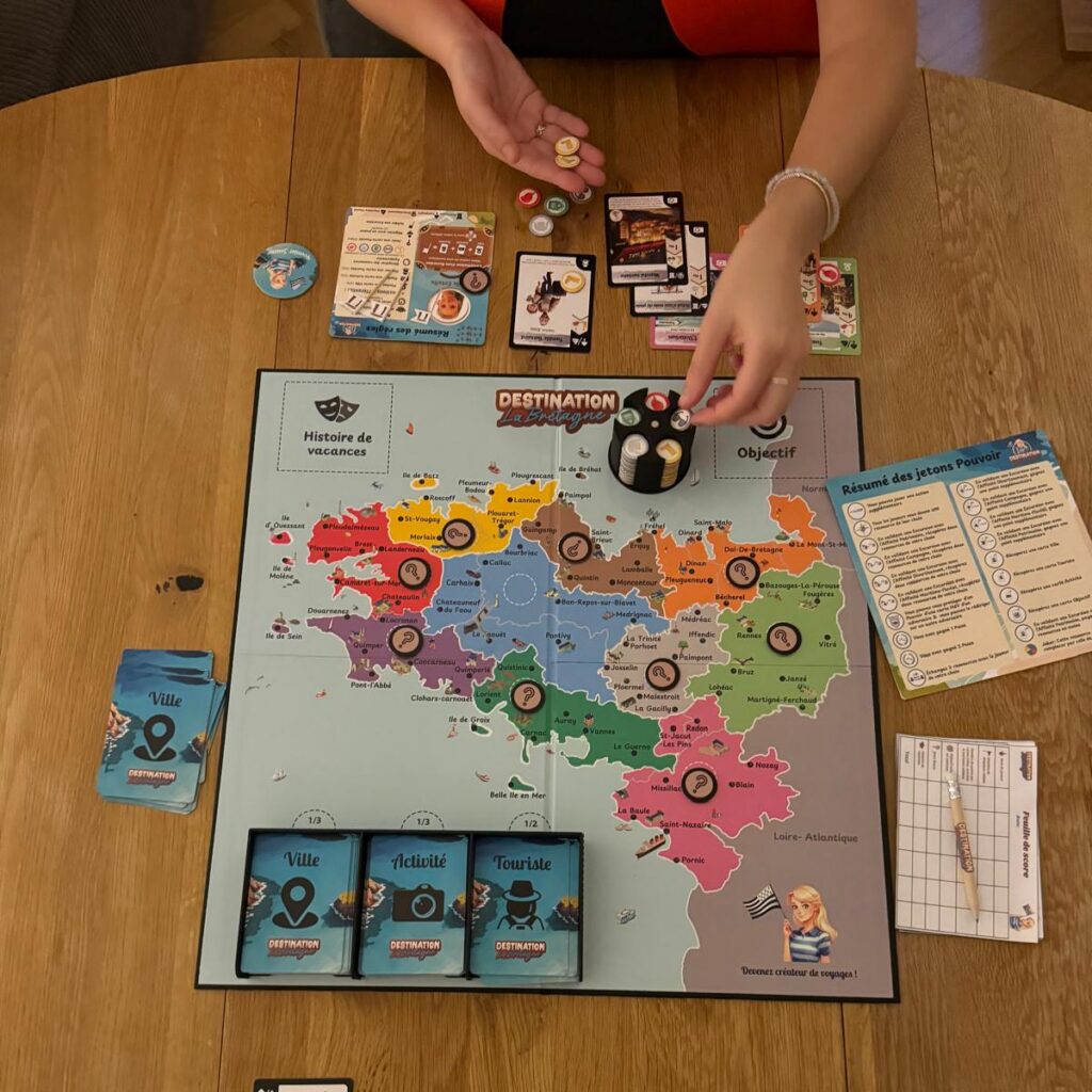 Photo pendant une partie de jeu